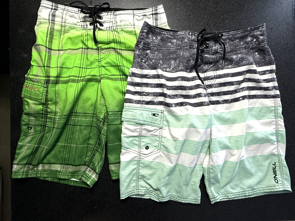 O'neill Men's Boardshorts Lot of 2, Size 29, 30 with Cargo Pocket